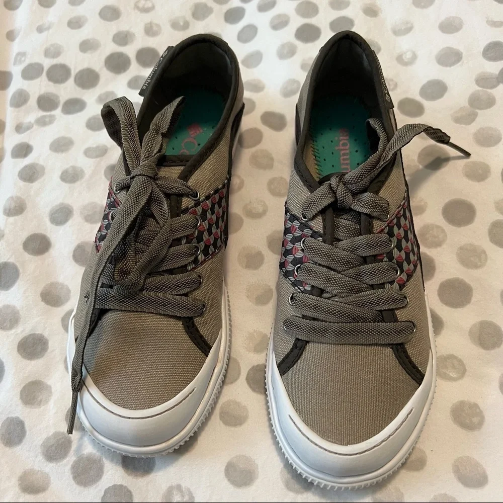 NWT Columbia Joely Casual Lace-up Sneakers Brown and Pink Size 5.5
